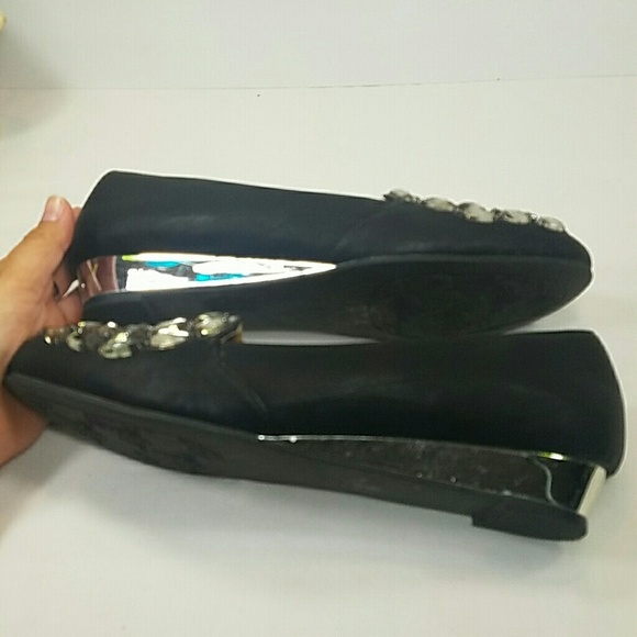 JOAN BOYCE Rhinestone Flats. Size 9.5W - Picture 6 of 7